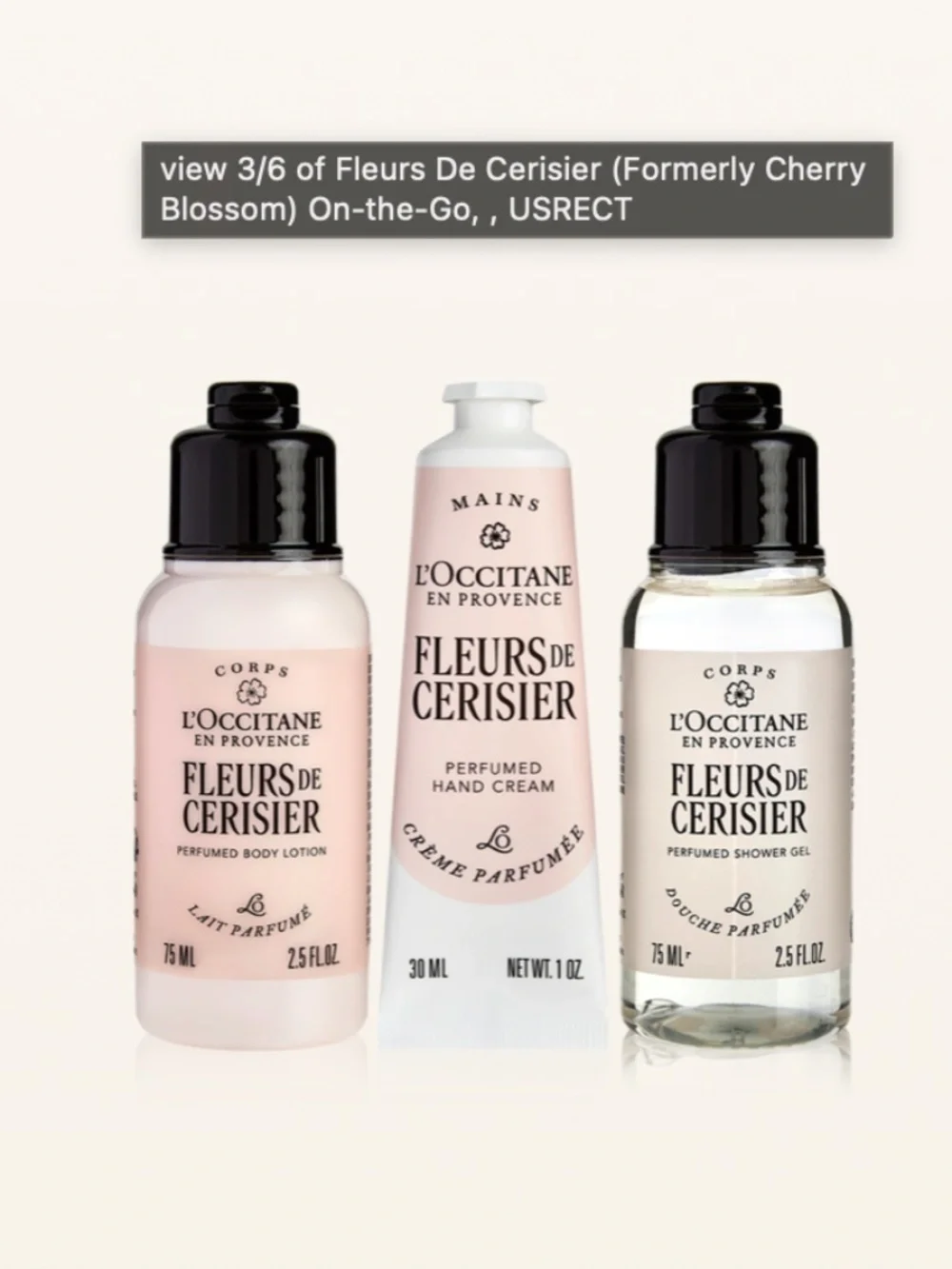 L'Occitane  FLEURS DE CERISIER (FORMERLY CHERRY BLOSSOM) ON-THE-GO